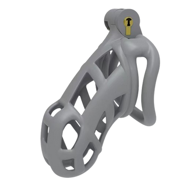 Cement Gray Comfort Cobra 2.0 Chastity Device Kit (3.35 Inches)